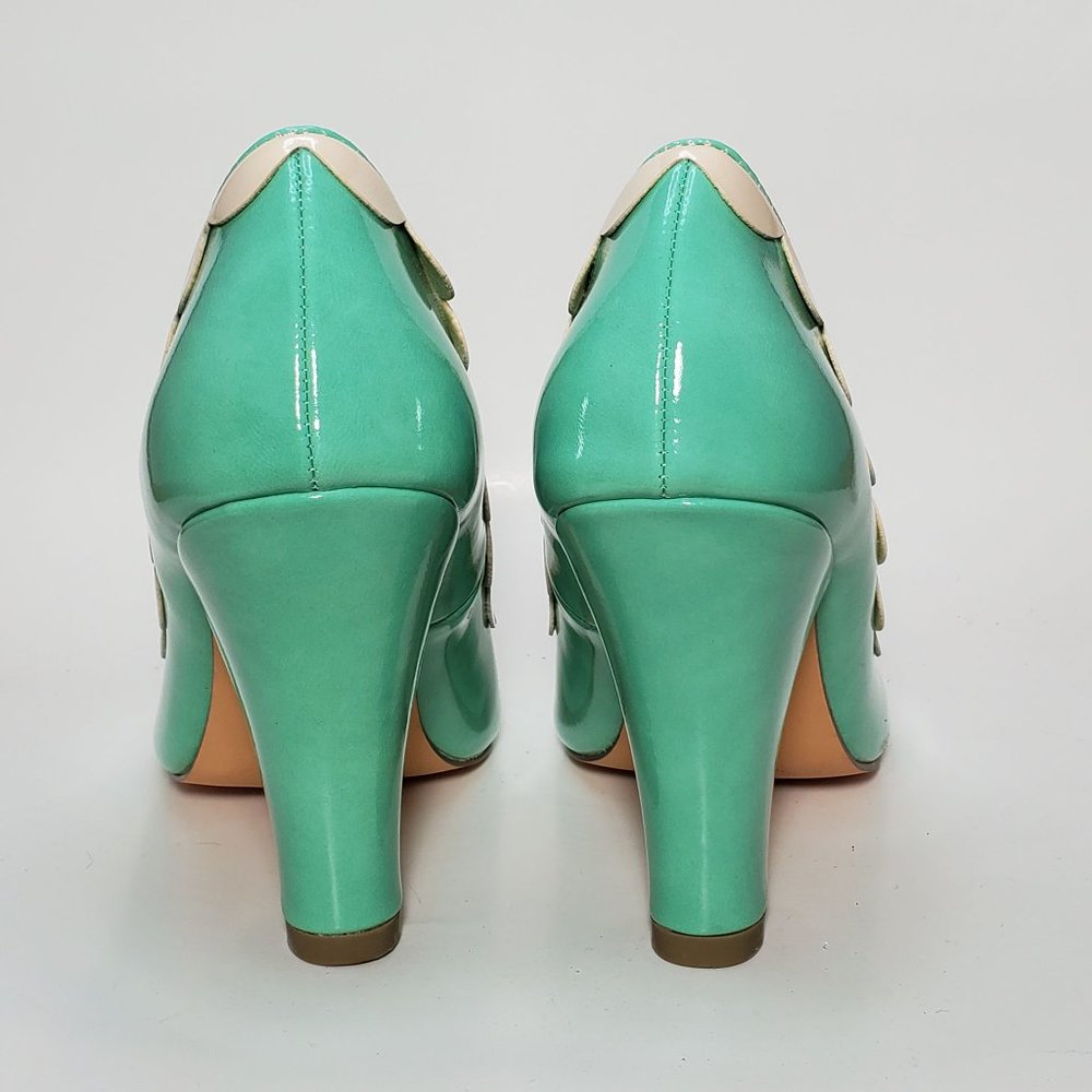 Varah Heels Seafoam Green Size 6 *NIB* - Picture 3 of 4